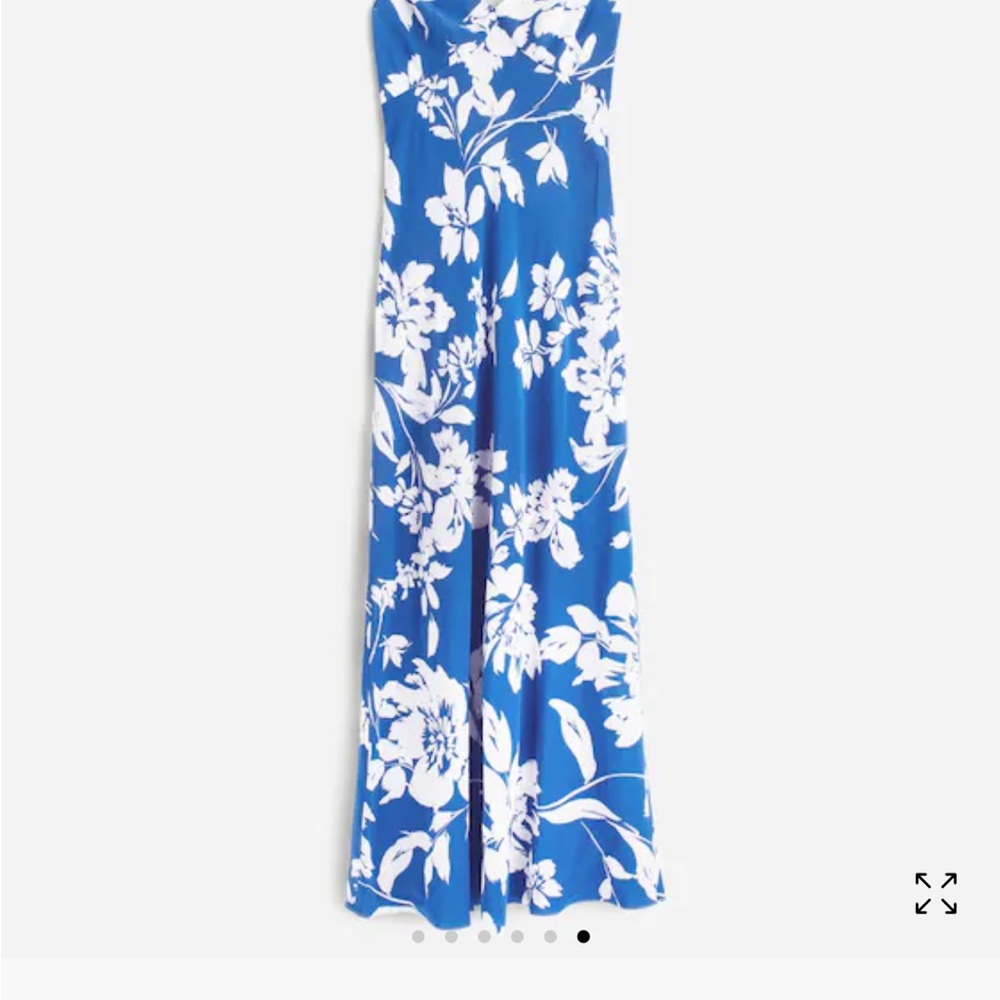 Madewell Tank Midi Dress in Blue Floral